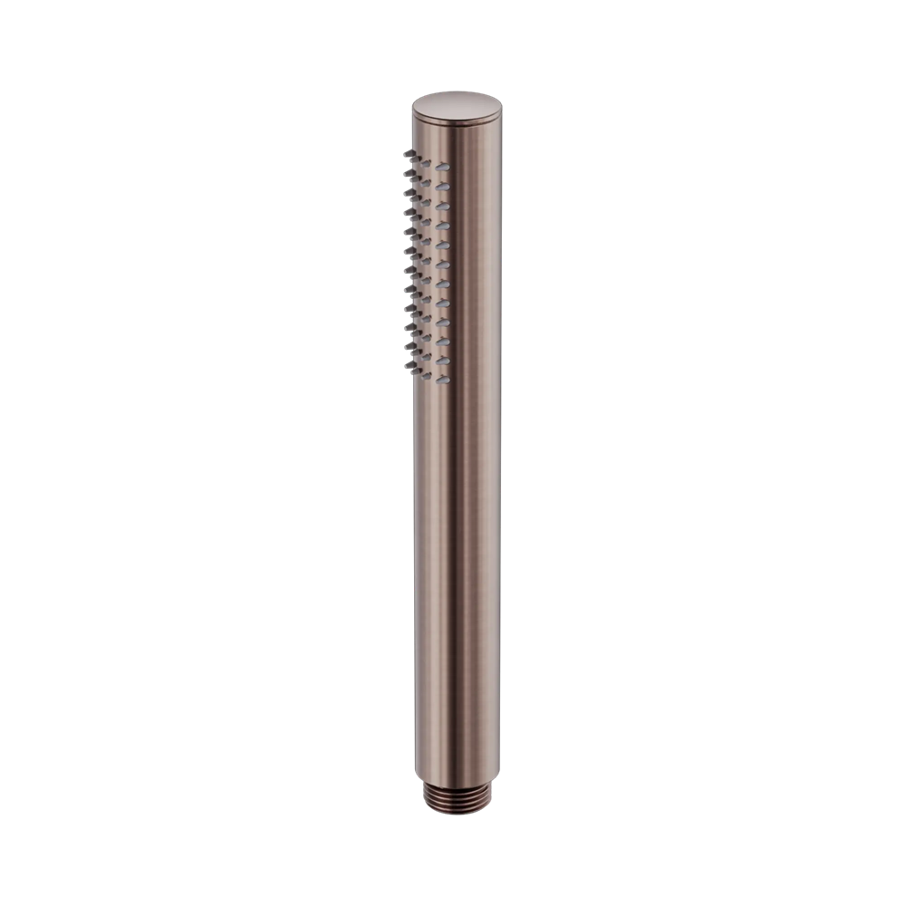 Nero Slim Round Metal Tube Handset Only Brushed Bronze NR508055BZ