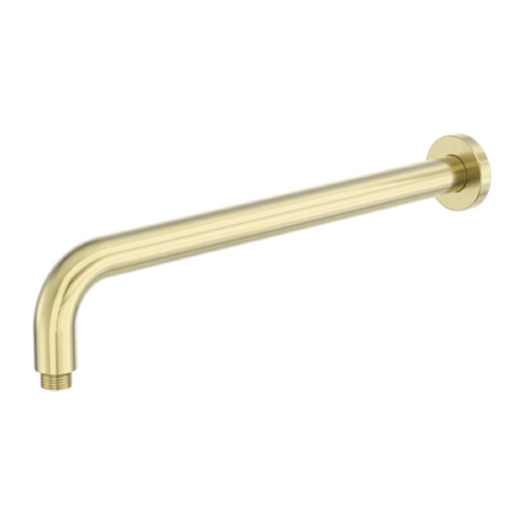 Nero Zen Round Shower Arm 400mm Brushed Gold NR509BG