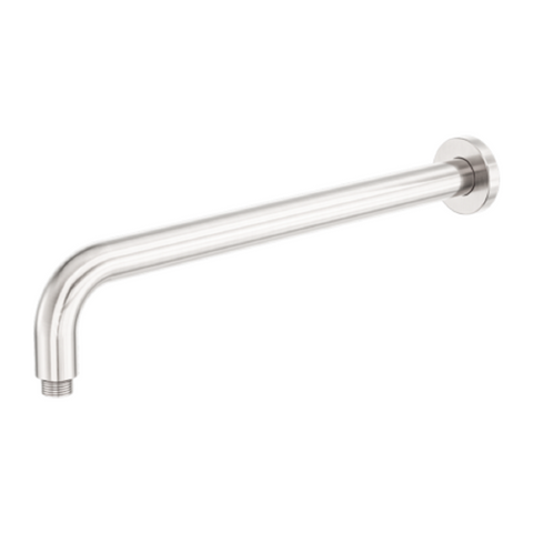 Nero Zen Round Shower Arm 400mm Brushed Nickel NR509BN