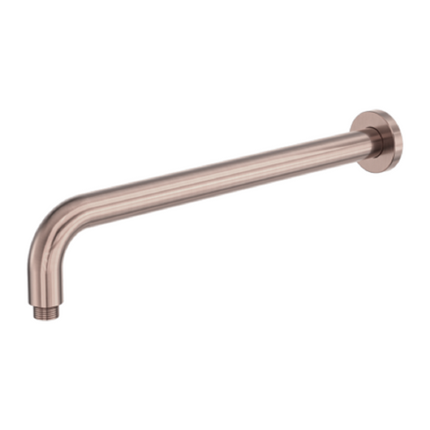 Nero Zen Round Shower Arm 400mm Brushed Bronze NR509BZ
