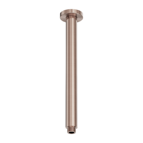 Nero Zen Round Ceiling Arm 300mm Brushed Bronze NR510BZ