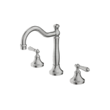 Nero York Swivel Basin Set w/ Metal Lever Brushed Nickel NR692102A02BN