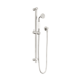 Nero York Shower Rail White Porcelain Hand Shower Brushed Nickel NR692105A01BN