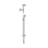 Nero York Shower Rail White Porcelain Hand Shower Chrome NR692105A01CH