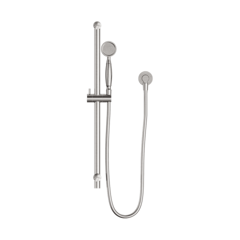 Nero York Shower Rail Metal Hand Shower Brushed Nickel NR692105A02BN