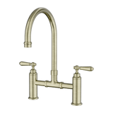 Nero York Bridge Kitchen Set Aged Brass NR692107BAB