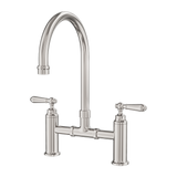 Nero York Bridge Kitchen Set Brushed Nickel NR692107BBN