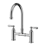 Nero York Bridge Kitchen Set Chrome NR692107BCH
