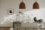 Nero York Bridge Kitchen Set Hand Spray Aged Brass NR692108AAB