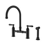 Nero York Bridge Kitchen Set Hand Spray Matte Black NR692108AMB