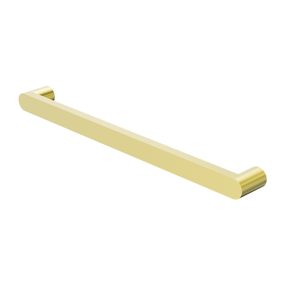 Nero Bianca Single Heated Towel Rail 240V 632mm Brushed Gold NR9025HBG