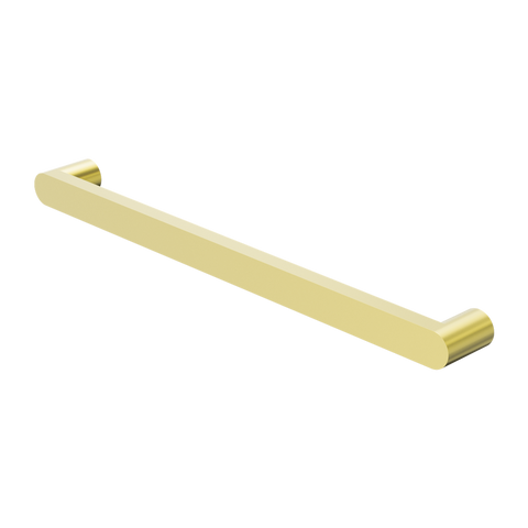 Nero Bianca Single Heated Towel Rail 240V 632mm Brushed Gold NR9025HBG
