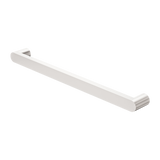 Nero Bianca Single Heated Towel Rail 240V 632mm Brushed Nickel NR9025HBN