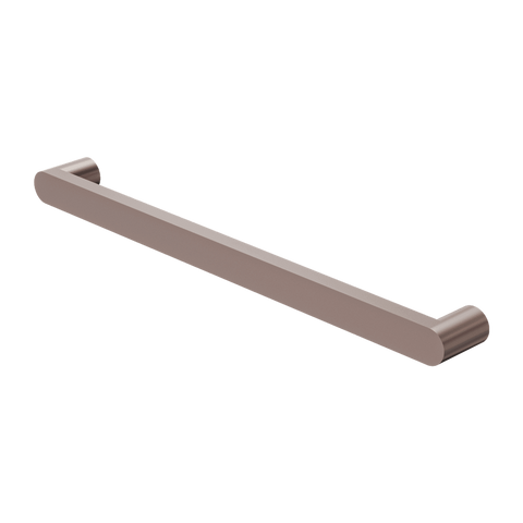 Nero Bianca Single Heated Towel Rail 240V 632mm Brushed Bronze NR9025HBZ