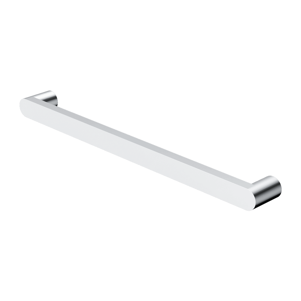 Nero Bianca Single Heated Towel Rail 240V 632mm Chrome NR9025HCH
