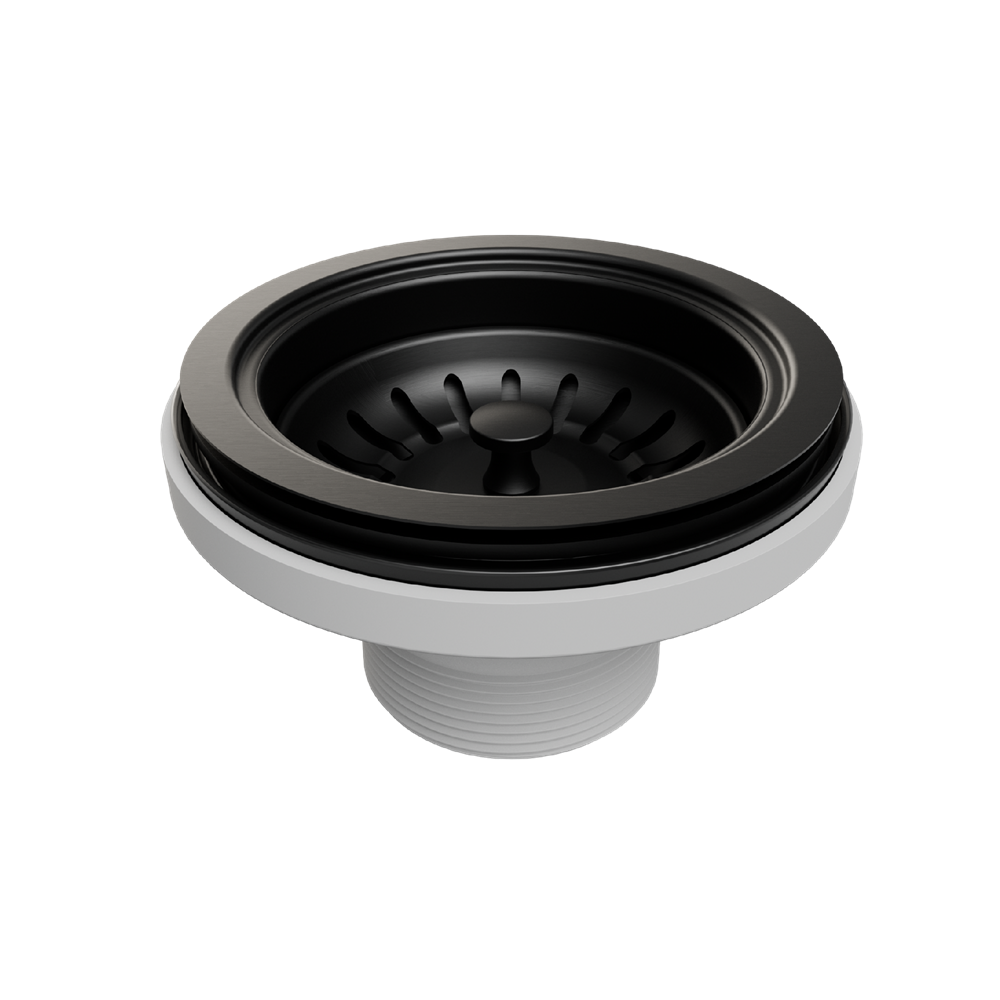Nero Kitchen Sink Basket Waste PVD Black NRA708PB