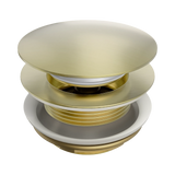 Amelie Royale II Bath Waste 40mm Short Tail ABS with Removable Plug (No Overflow) Brushed Gold BDO709BG