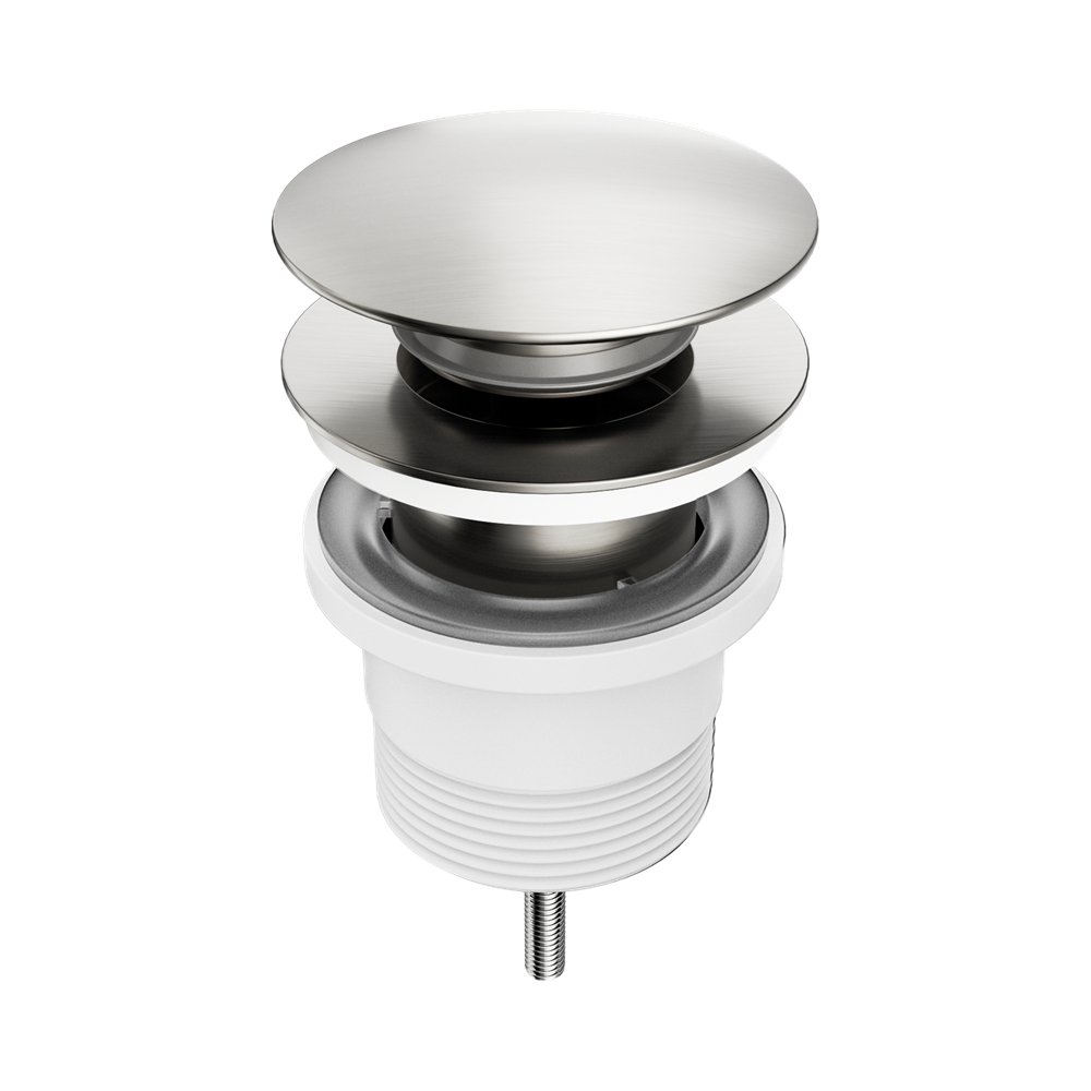 Nero Project Basin PopUp Waste 40x32mm Abs Brushed Nickel NRA711BBN