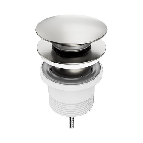 Nero Project Basin PopUp Waste 40x32mm Abs Brushed Nickel NRA711BBN