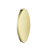 Nero Mecca Care Toilet Backrest Removable Wall Cover Plate Brushed Gold NRCR0005BG