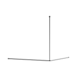 Nero Mecca Care Curtain Rail 1200x1200x90D Chrome NRCR0006CH