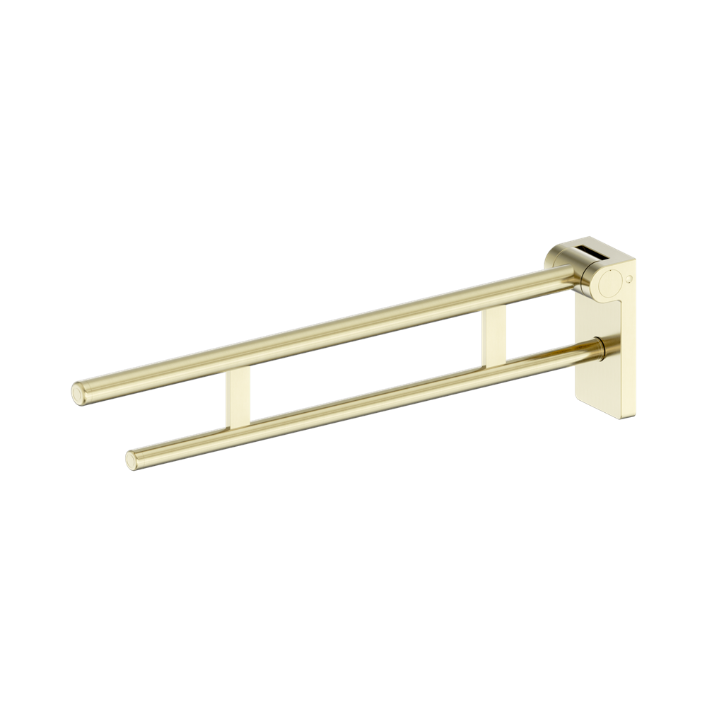 Nero Mecca Care Foldable Toilet Arm Brushed Gold NRCR0007BG
