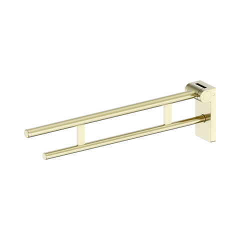 Nero Mecca Care Foldable Toilet Arm Brushed Gold NRCR0007BG