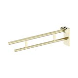 Nero Mecca Care Foldable Toilet Arm Brushed Gold NRCR0007BG