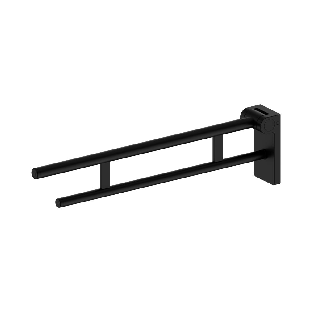 Nero Mecca Care Foldable Toilet Arm Matte Black NRCR0007MB
