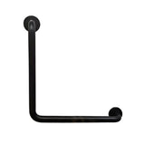 Nero Grab Bar 90 Degree Right Angle 450 X450mm (Concealed Fixing) Matte Black NRCR02MB