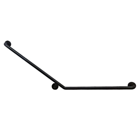 Nero Grab Bar 140 Degree Left Hand 800X700mm (Concealed Fixing) Matte Black NRCR03LMB