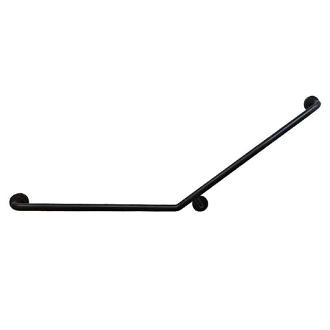 Nero Grab Bar 140 Degree Right Hand 800 X700mm (Concealed Fixing) Matte Black NRCR03RMB