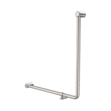 Nero Mecca Care 32mm 90 Degree Bent Tube Grab Rail 750X750mm Brushed Nickel NRCR3290BBN
