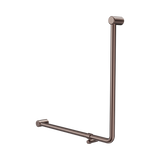Nero Mecca Care 32mm 90 Degree Bent Tube Grab Rail 750X750mm Brushed Bronze NRCR3290BBZ