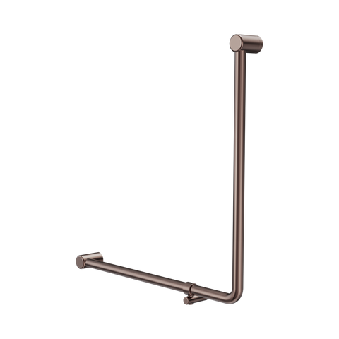 Nero Mecca Care 32mm 90 Degree Bent Tube Grab Rail 750X750mm Brushed Bronze NRCR3290BBZ