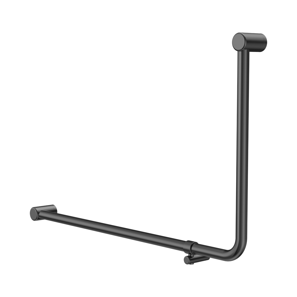 Nero Mecca Care 32mm DDA 90 Degree Bent Tube Grab Rail 600X1000mm Gunmetal NRCR3290EGM