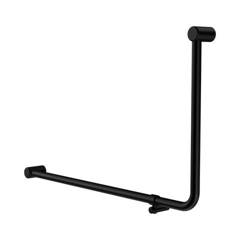 Nero Mecca Care 32mm DDA 90 Degree Bent Tube Grab Rail 600X1000mm Matte Black NRCR3290EMB