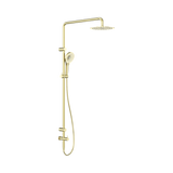 Nero Mecca Care Twin Shower Set 25mm Grab Rail 900mm Brushed Gold NRCS007BG