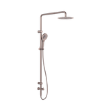 Nero Mecca Care Twin Shower Set 25mm Grab Rail 900mm Brushed Bronze NRCS007BZ