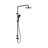 Nero Mecca Care Twin Shower Set 25mm Grab Rail 900mm Matte Black NRCS007MB