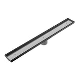 Nero Tile Insert V Channel Floor Grate 900X106mm Only (Suitable For 80 & 89mm) Gunmetal NRFG001GM