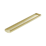 Nero Tile Insert V Channel Floor Grate 600x82x50mm (No Outlet) Brushed Gold NRFG006BG
