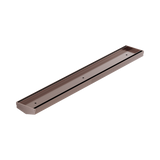 Nero Tile Insert V Channel Floor Grate 600x82x50mm (No Outlet) Brushed Bronze NRFG006BZ