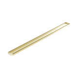 Nero Tile Insert V Channel Floor Grate 1200x82x50mm (No Outlet) Brushed Gold NRFG007BG