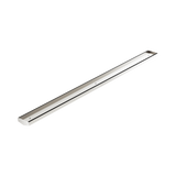 Nero Tile Insert V Channel Floor Grate 1200x82x50mm (No Outlet) Brushed Nickel NRFG007BN