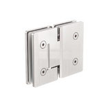 Nero Gen Ii Shower 180 Degree Glass To Glass Shower Hinge 10mm Brushed Nickel NRSH102ABN