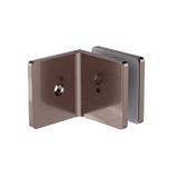 Nero Gen Ii Shower 90 Degree Glass To Wall Bracket 10mm Glass Brushed Bronze NRSH204ABZ