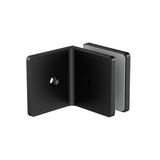 Nero Gen Ii Shower 90 Degree Glass To Wall Bracket 10mm Glass Matte Black NRSH204AMB