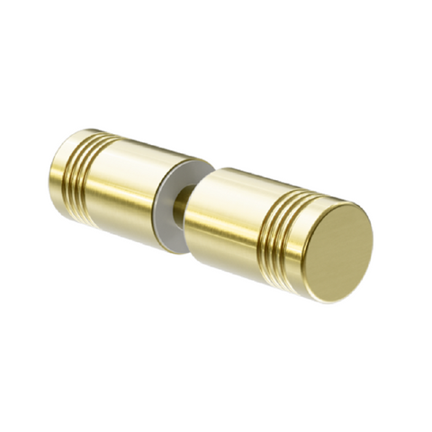 Nero Gen Ii Shower Round Knob Handle Brushed Gold NRSH301ABG