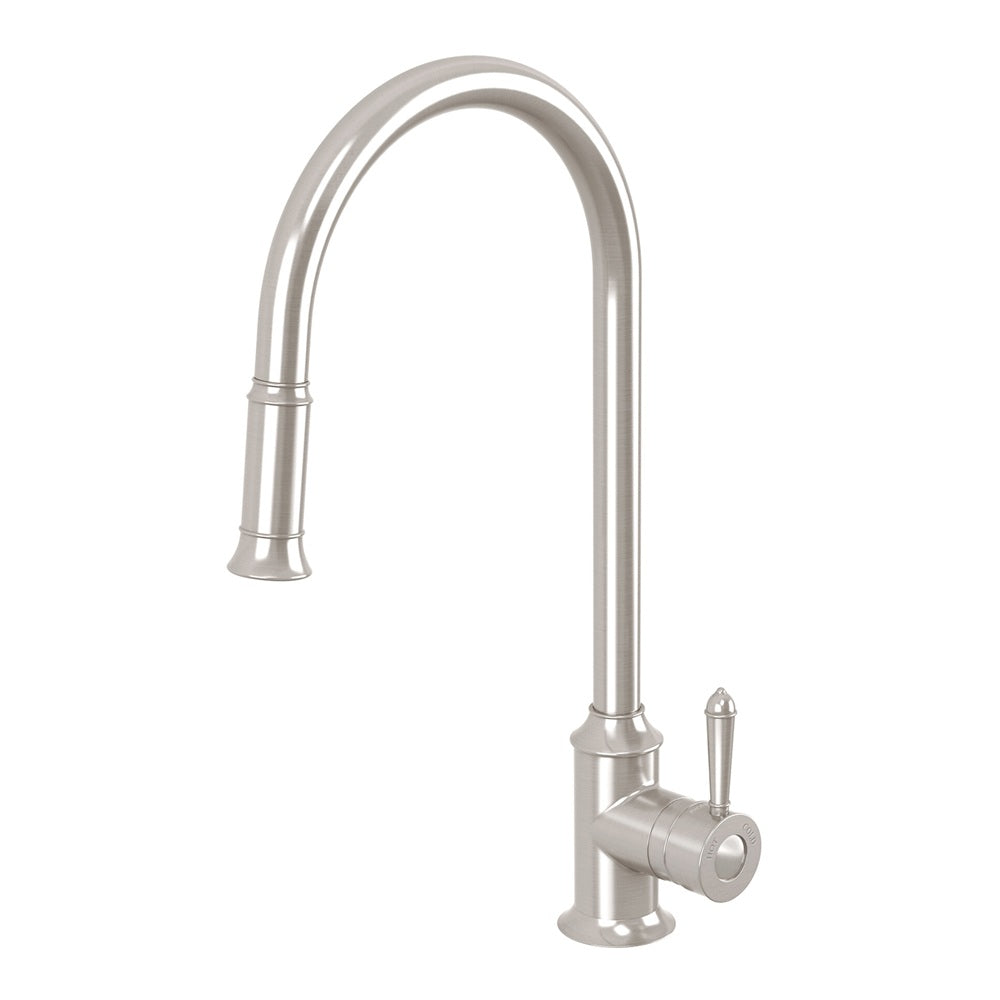 Phoenix Nostalgia Pull Out Sink Mixer 230mm Brushed Nickel NS710-40-1